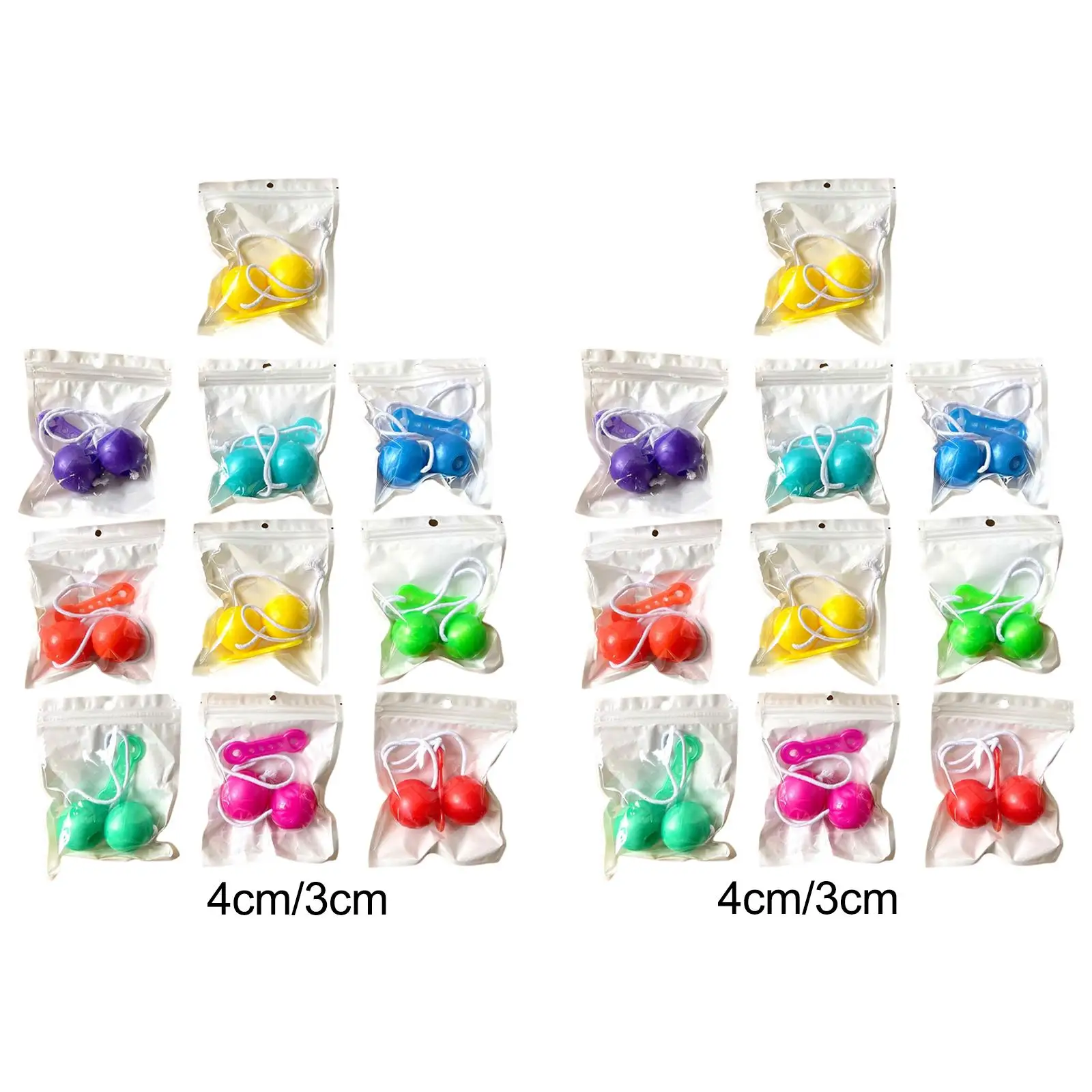 

10x Novelty Swing up Balls On A String Swinging Ball Toys Sensory Toy for Goodie Bag Toys Stocking Stuffers Outdoor Party Favors