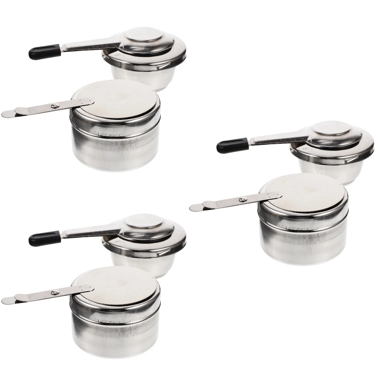 

6 Pcs Metal Stoves Small Burner Camping Boxes Stainless Container