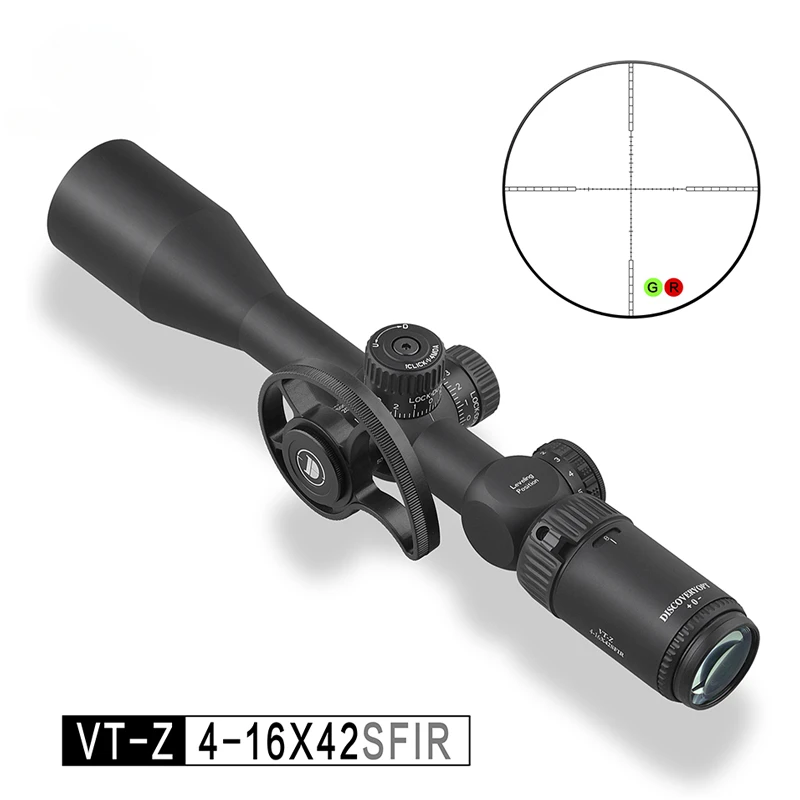 

New 4-16X42 SFIR Optical Sight Scope Wire Reticle With Ring Mount Sights Transportable worldwide