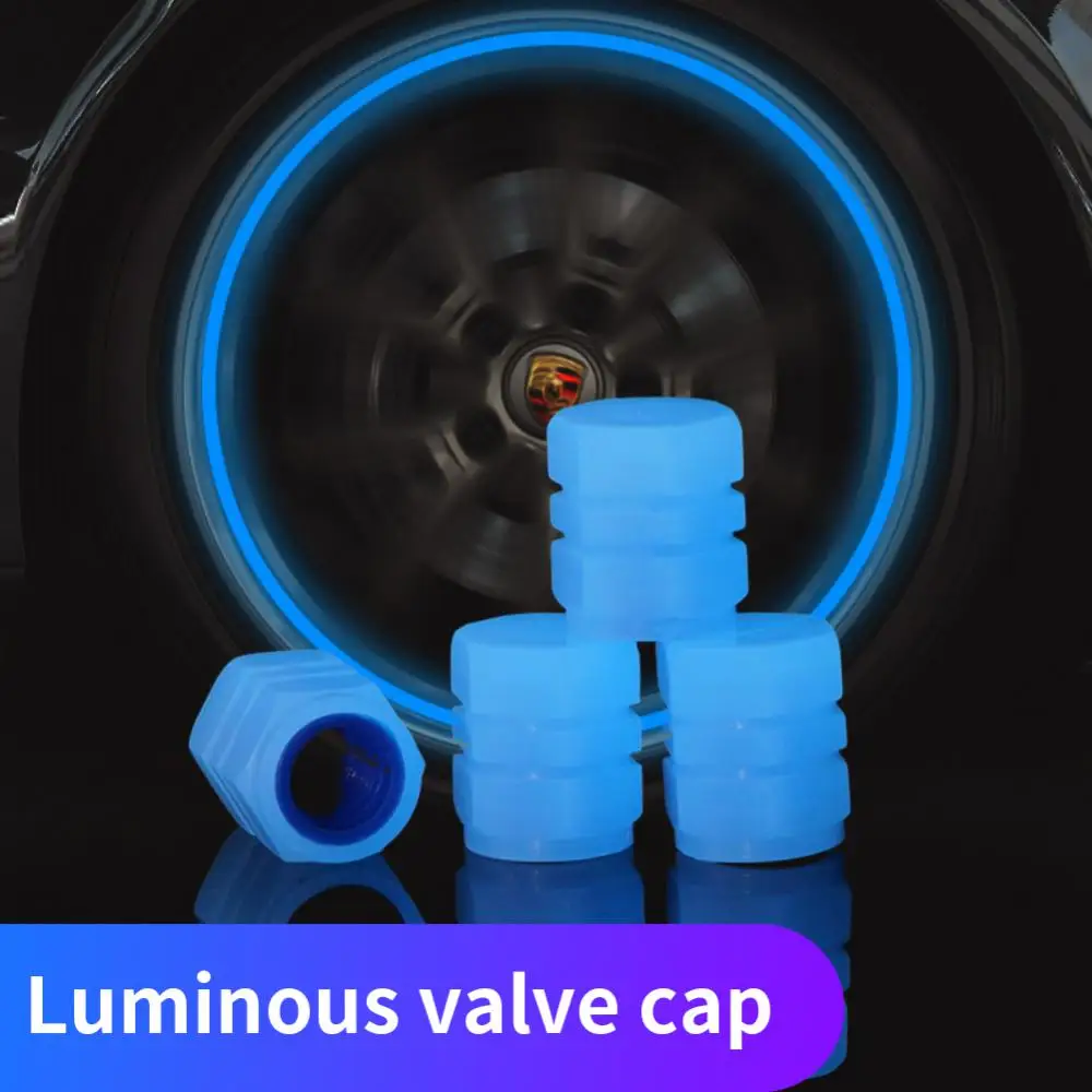 

Car Air Valve Caps Fashionable Durable Durable Tire Lights Convenient Self-lighting Tire Valve Cap Lights Car Accessories