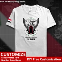 north sudan sudanese country t shirt custom jersey fans diy name number logo high street fashion loose casual t shirt