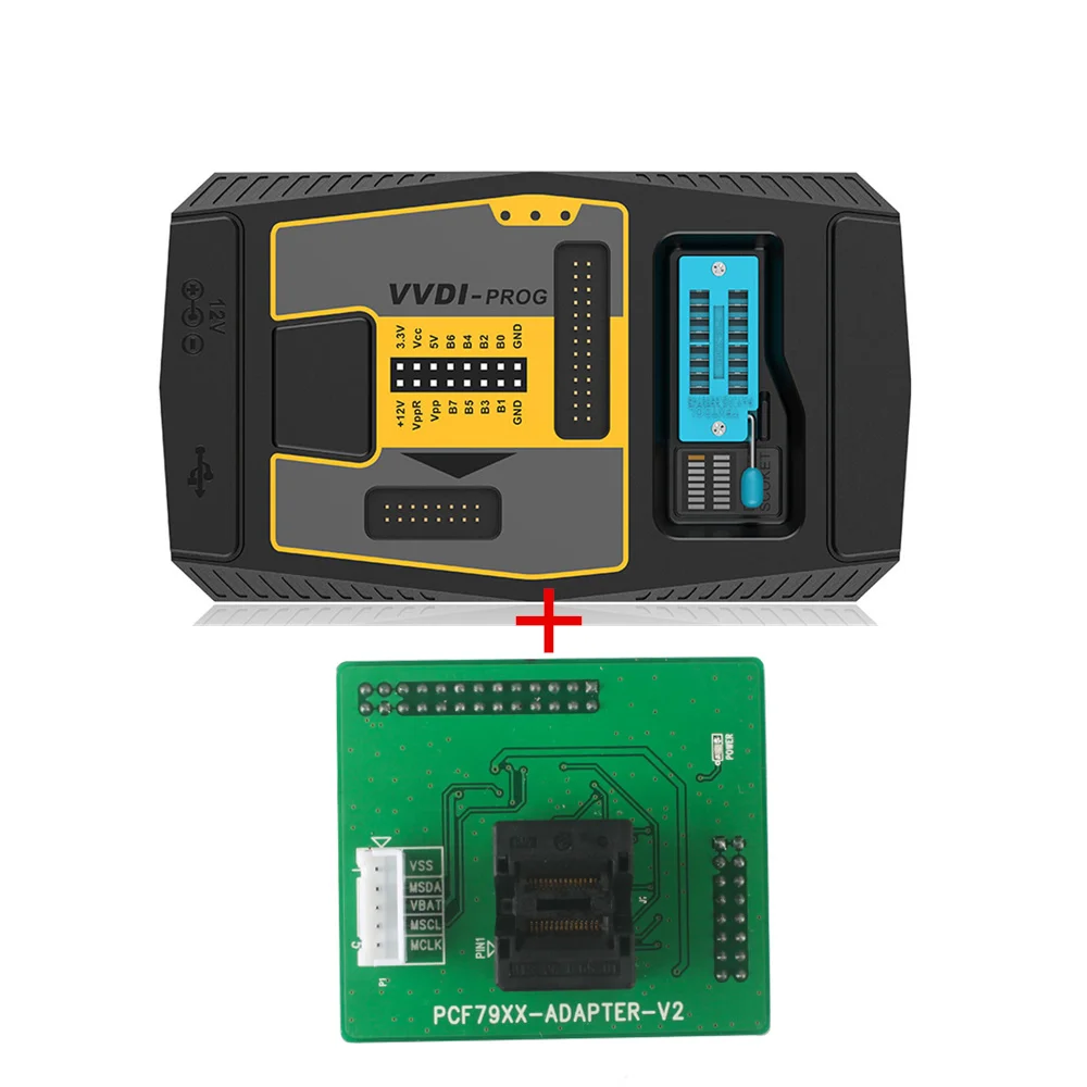 

Xhorse VVDI Prog Programmer With PCF79XX Adapter VVDI Prog Auto Diagnostic Tool Get Free ISN Read Function for BMW