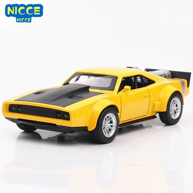

Nicce 1:32 Dodge Ice Charger, спортивный автомобиль, литый под давлением автомобиль из металлического сплава, модель, оттягивающийся звук светильник Ка...