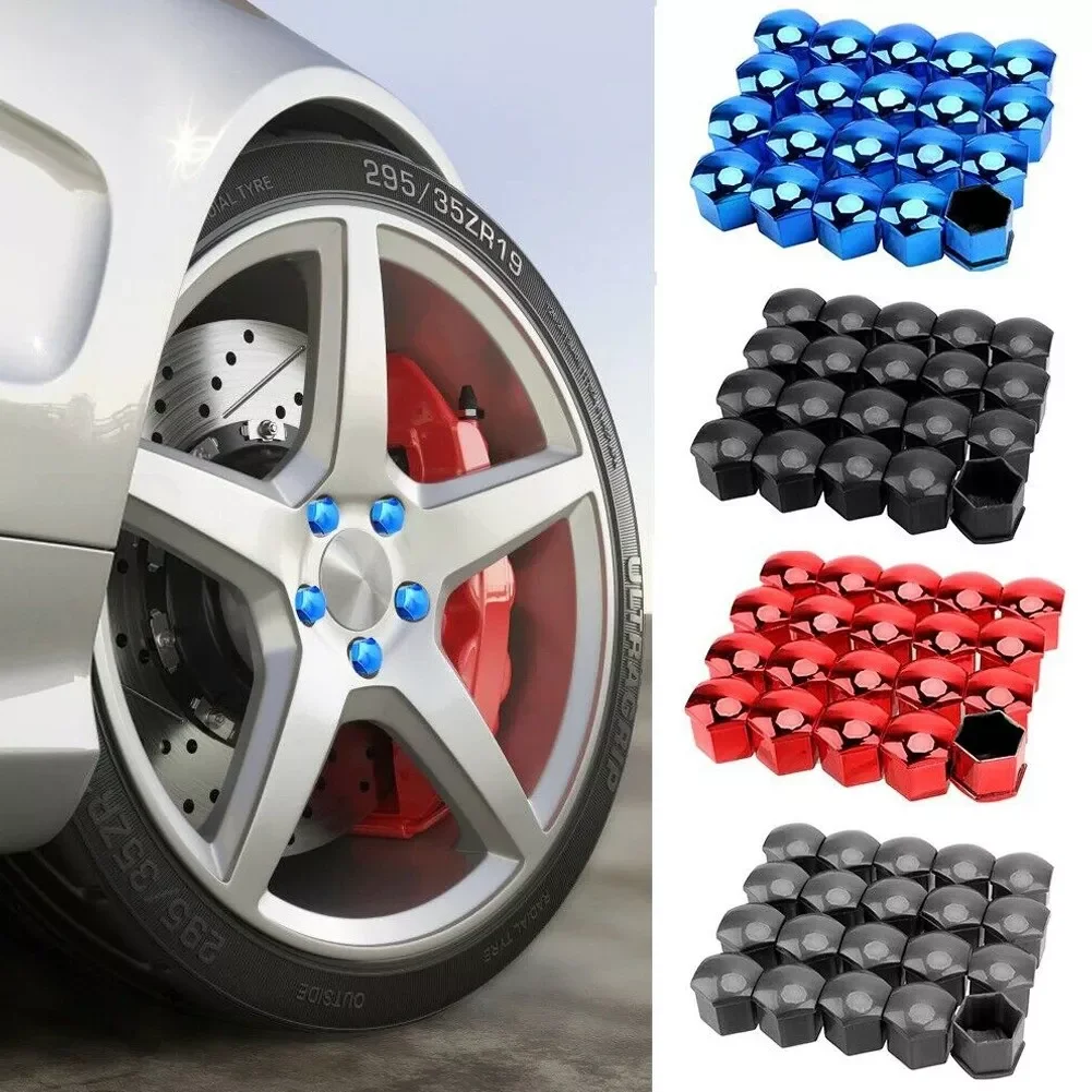 

20 Pcs/set 17mm Car Wheel Nut Protection Covers Anti-Rust Auto Hub Screw Cover Car Tyre Nut Bolt Exterior Decoration
