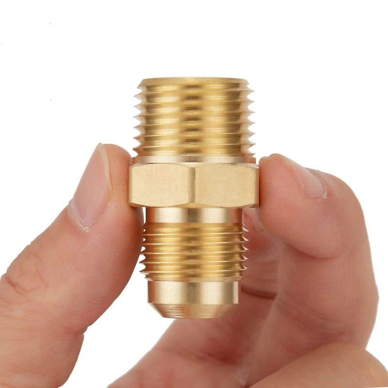 

Flexible Gas Line Hose Brass Connector,1/2Inch Male Flare X 1/2Inch Male NPT & 1/2Inch Male Flare X 1/2Inch Female NPT CNIM Hot