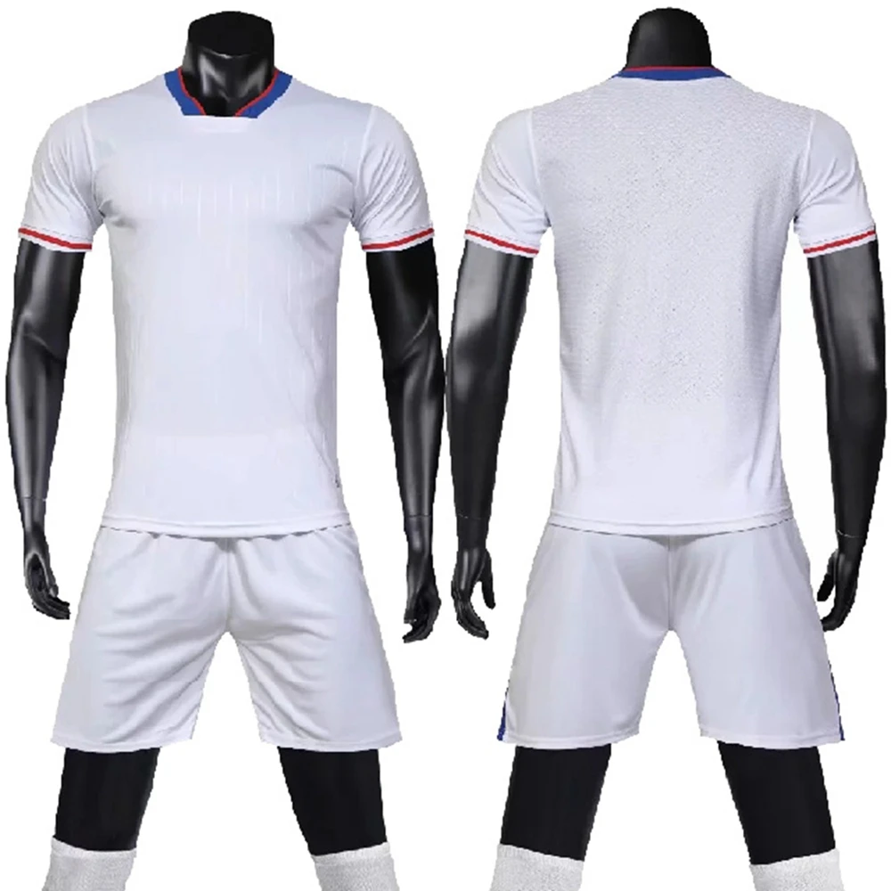 2023 Men Football Suit Custom Jersey Football Shirt Short-Sleeved Football Uniform Sports Shirt Quick-Drying Type