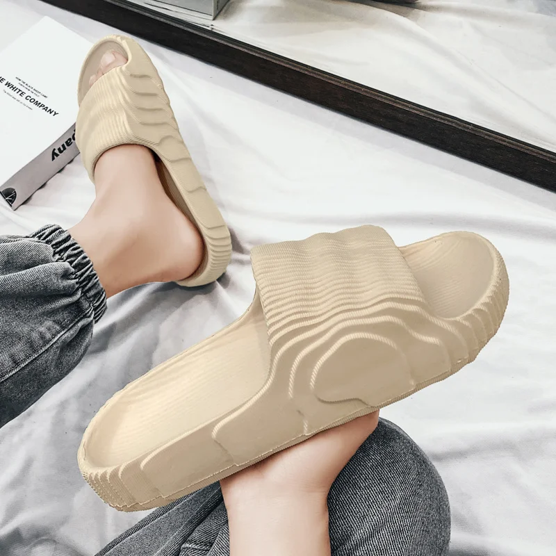 

Сандалии-желе для ванной мужские и женские, Нескользящие шлепанцы на толстой нескользящей подошве, пляжная обувь для дома и Пасхи, летние