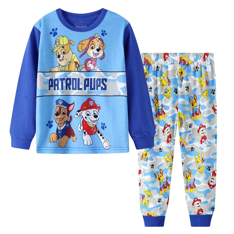 

Paw Patrol Toys 2022 New Kids Homewear Pajamas Kids Cartoon Pajamas Chase Skye Marshall Rubble Rocky Everest Tracker