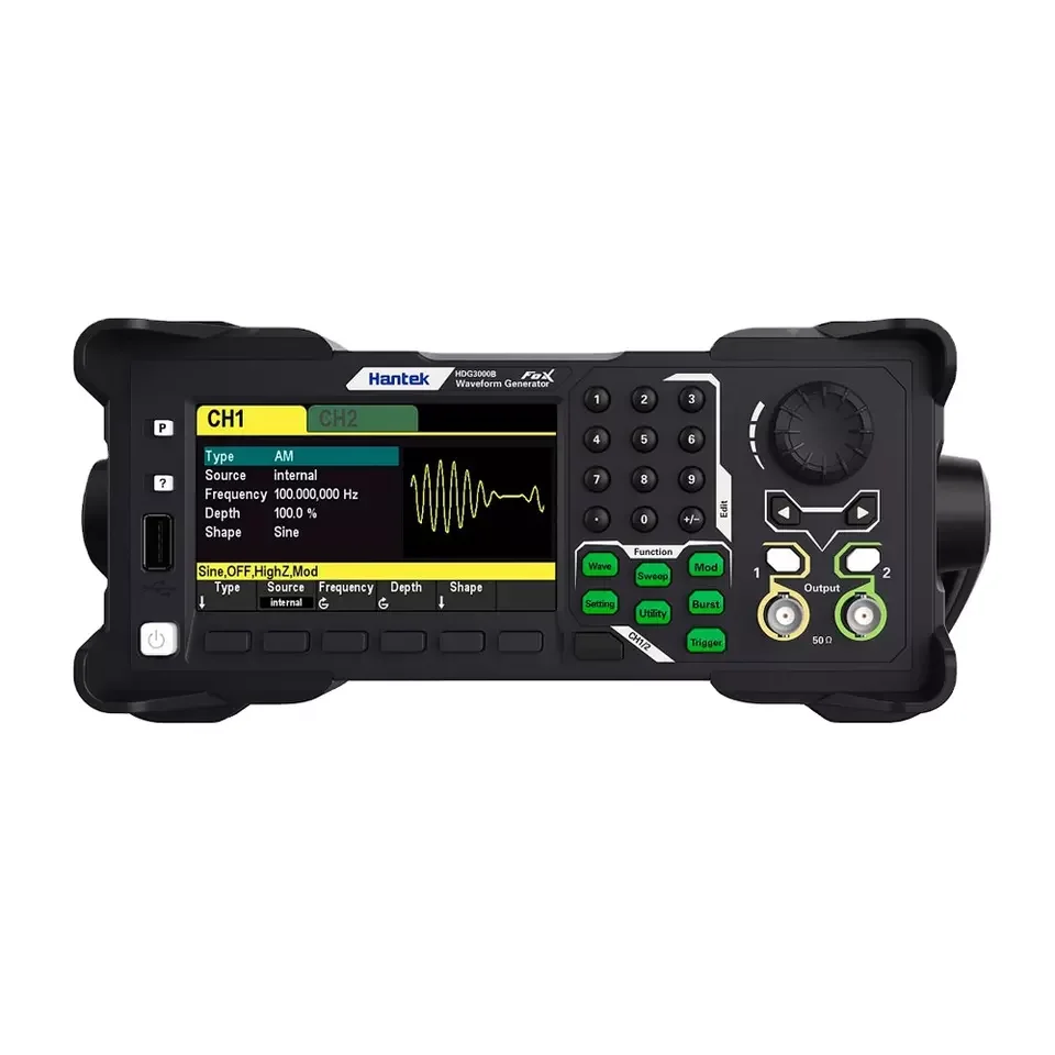 

Hantek HDG3042B Arbitrary Waveform Generator Harmonic Function Generator 40MHz Frequency Meter 2CH 300MSa/s