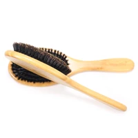 1pcshair brush nature wooden anti static detangle brush hair scalp massage comb air cushion styling tools for women men