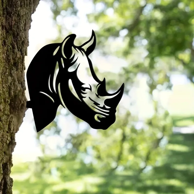 Декоративный металлический садовый кол с единорогом художественная иллюзия