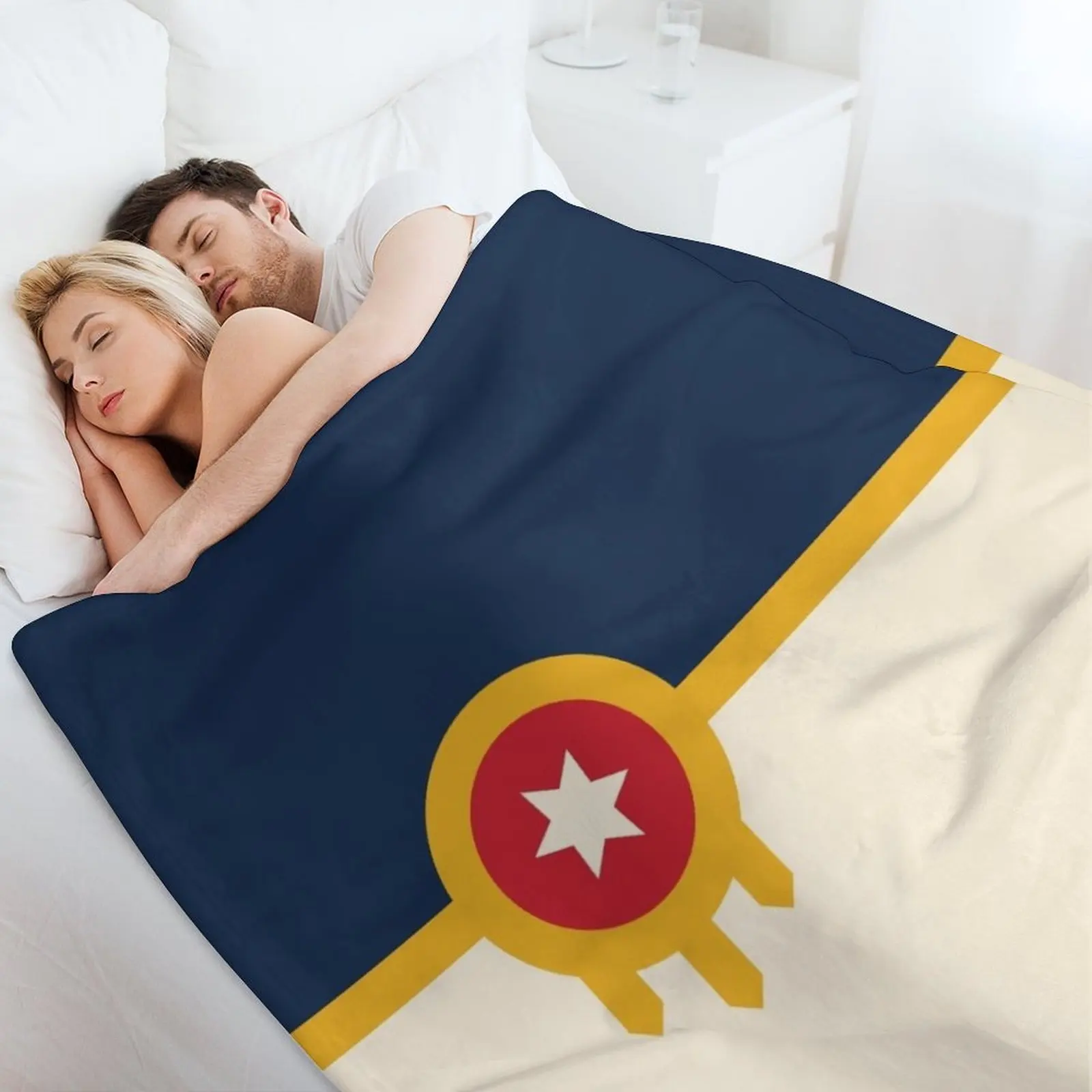 Милые модные одеяла для диванов с изображением флага Талса