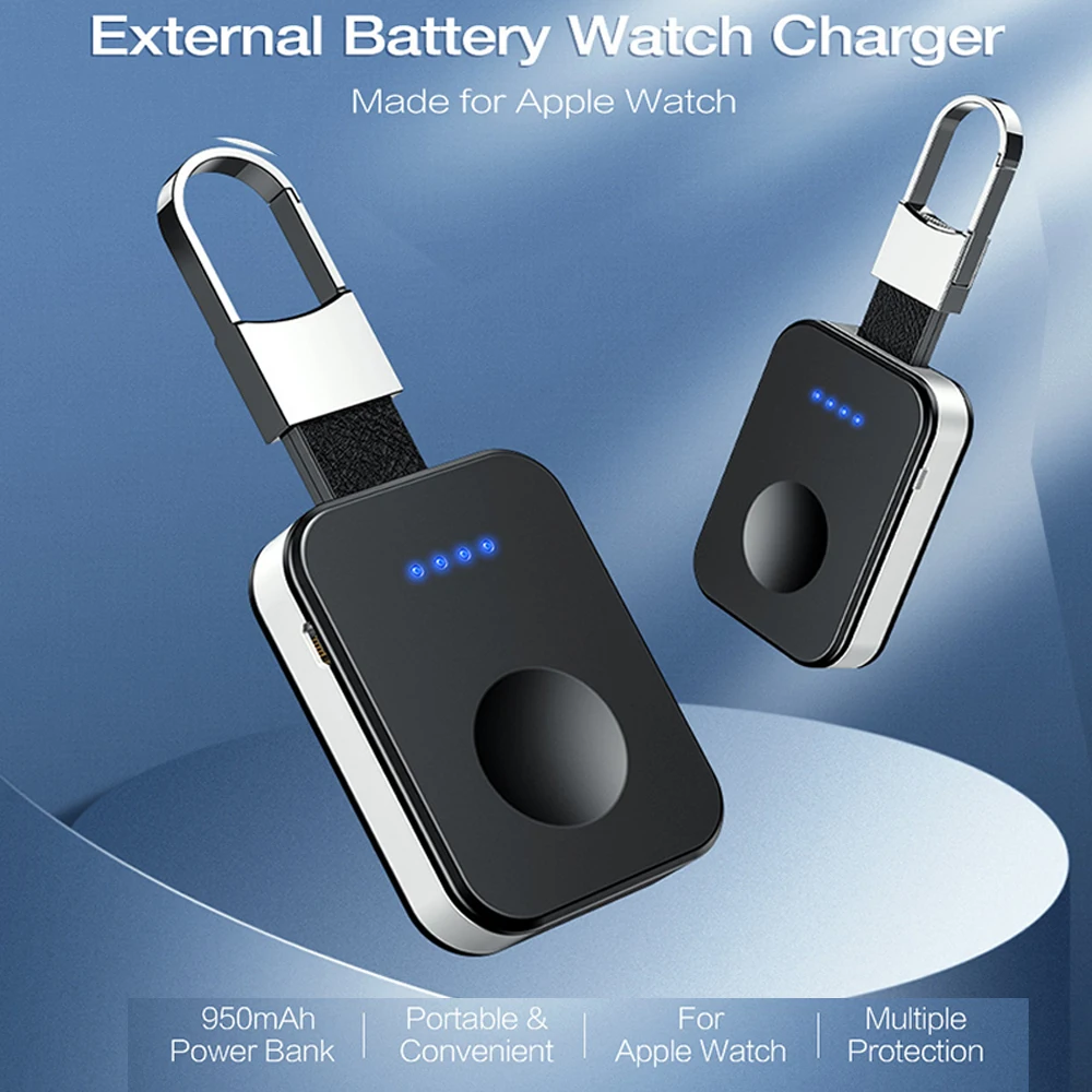 

Беспроводное зарядное устройство для Apple Watch Series 7 6 5 4 3 se iWatch, портативная док-станция для ключей, аксессуары для Apple watch