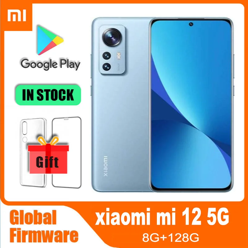 Xiaomi MI 12 Cellphone, Snapdragon 8 Gen 4500mAh Smartphone 50MP Camera  Android