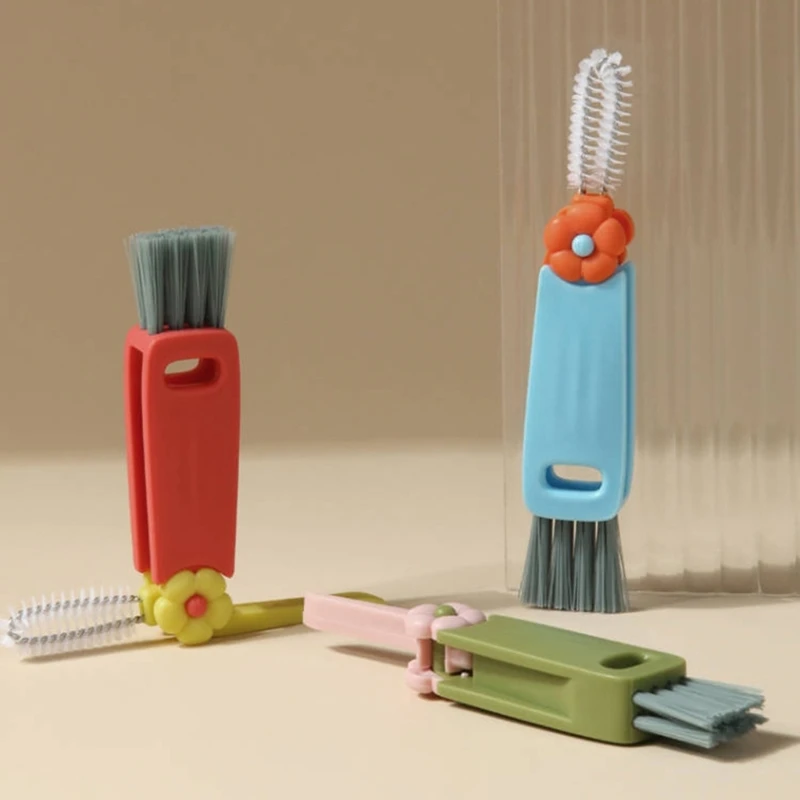 

Bottle Gaps Cleaner Brush Cup Cover Grooves Gaps Cleaning Brush,Small Cleaning