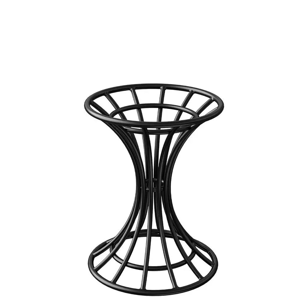 

Universal Desk Speaker Stand Holder Portable Smart Speaker Bracket Waist-Shaped Crafts Metal Rack for Office Home Garden