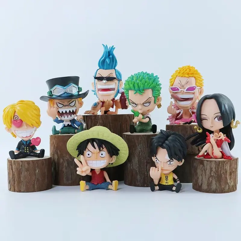 Цельная версия Q комикс Monkey·D·Luffy Roronoa Zoro Nami гаражный комплект модель навигации King