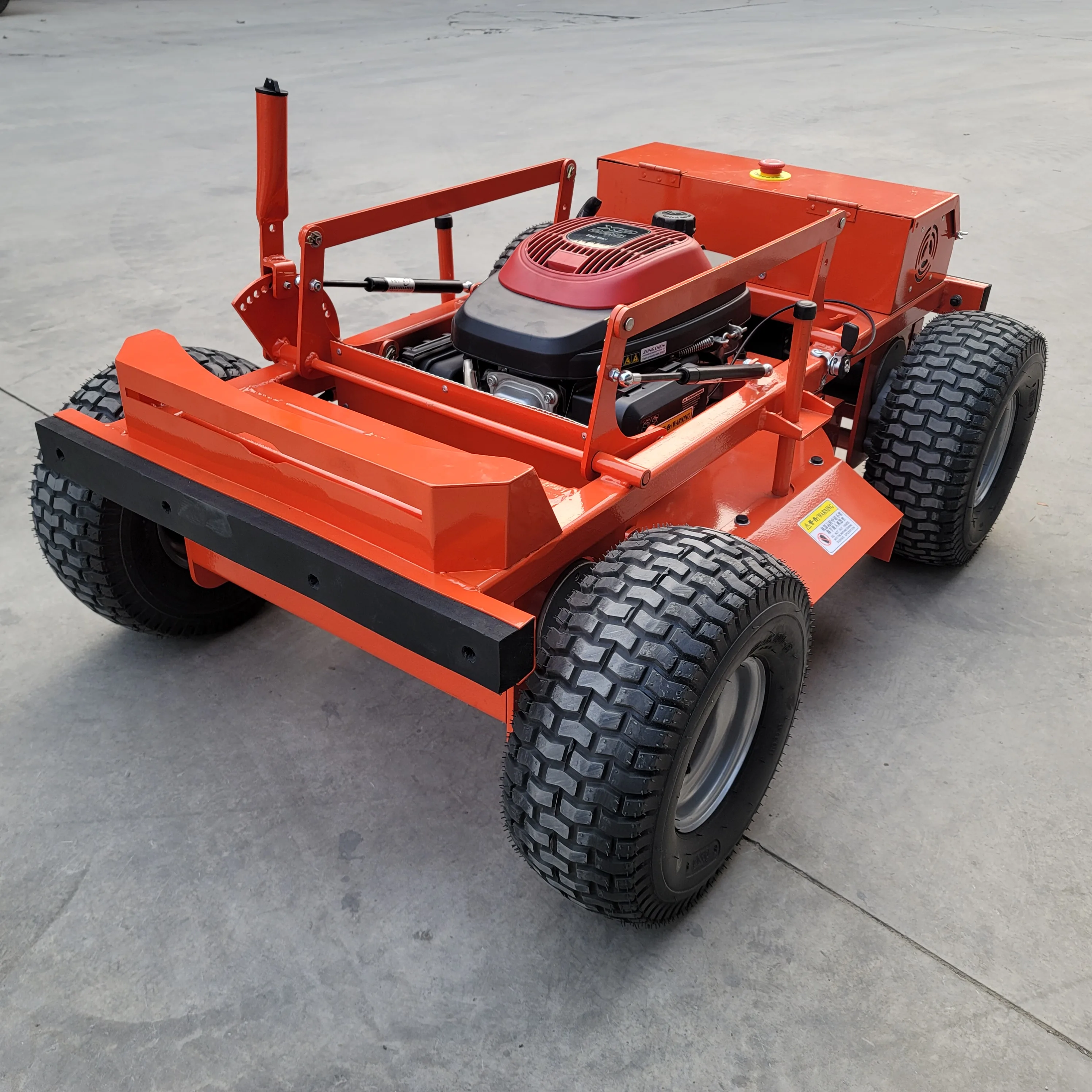 

Home Use 9.5HP Automatic Mini Gasoline Remote Control Slope Wheel Micro Lawn Mower