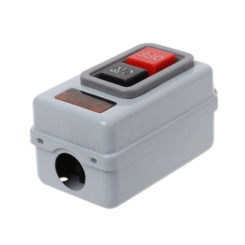 TBSN-315 380 В 15 А 2 кВт ВКЛ/ВЫКЛ 3-фазный самоблокирующийся кнопочный переключатель