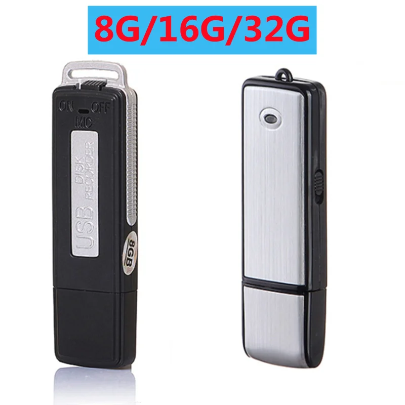 

mini digital voice recorder, portable, 8g/16g/32g, usb, with rechargeable microphone, audio recording Best Free shipping
