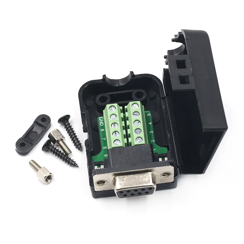 Соединитель DB9 COM паяльная клемма разъем RS232 D-SUB | Строительство и ремонт