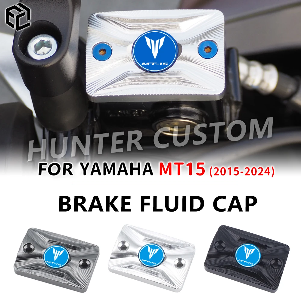 Фото Для YAMAHA MT15 передний бак тормозной жидкости, крышка масляной чашки, крышка тормозной жидкости, резервуар главного цилиндра, аксессуары для мотоциклов с ЧПУ №1