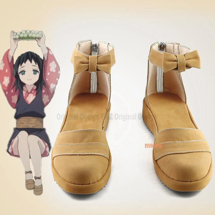 Ботинки для косплея Kimetsu no Yaiba Demon Slayer Makomo персонажи аниме