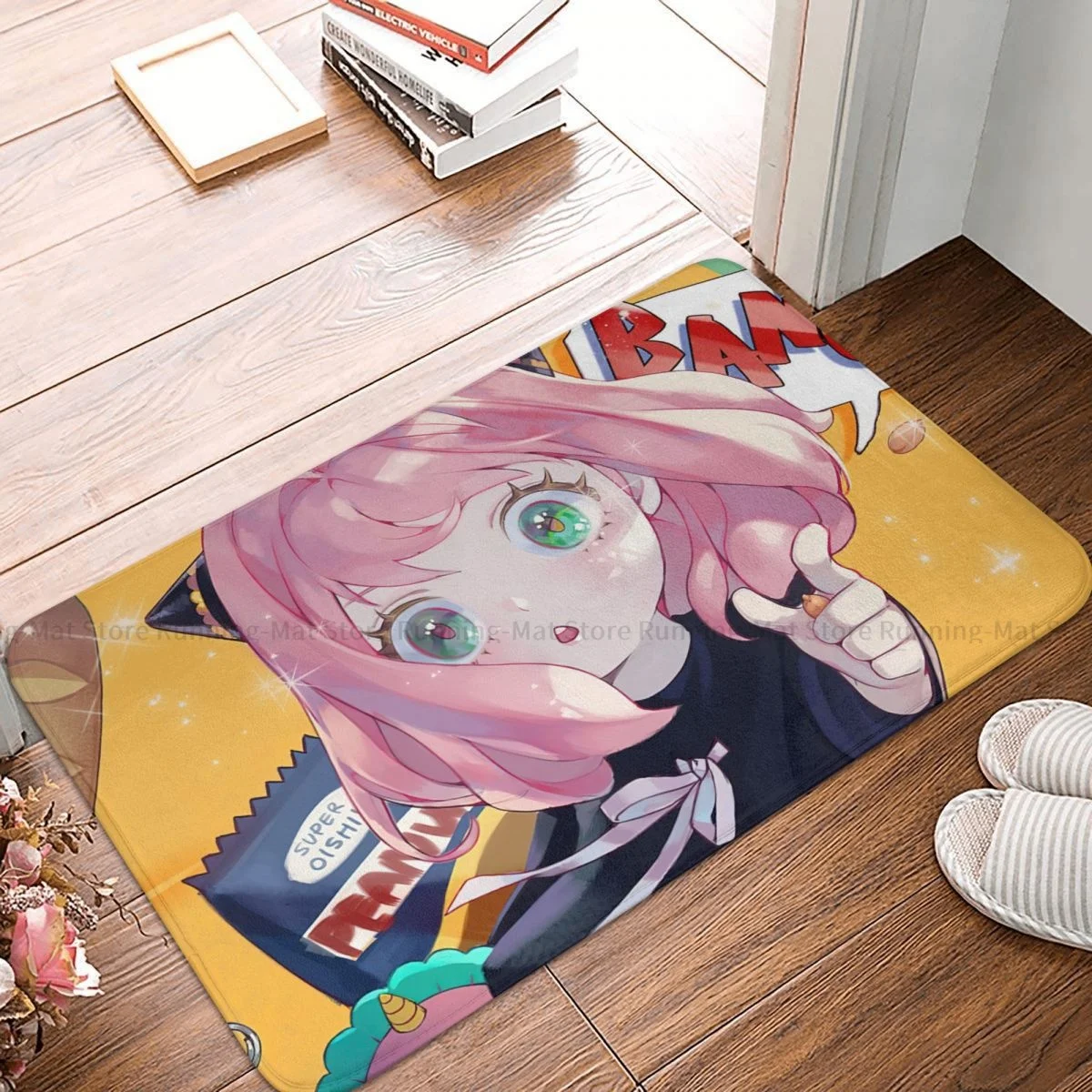 

Spy X Family Yor Anime Kitchen Non-Slip Carpet Anya Forger Cute Bedroom Mat Entrance Door Doormat Floor Decoration Rug