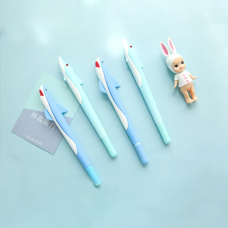 

New Cute Ocean Animal Pen Aquatic Creatures Colorful Kawaii For Kid Gift Items Signing Pen Dolphin Shark Whale Office Stationery