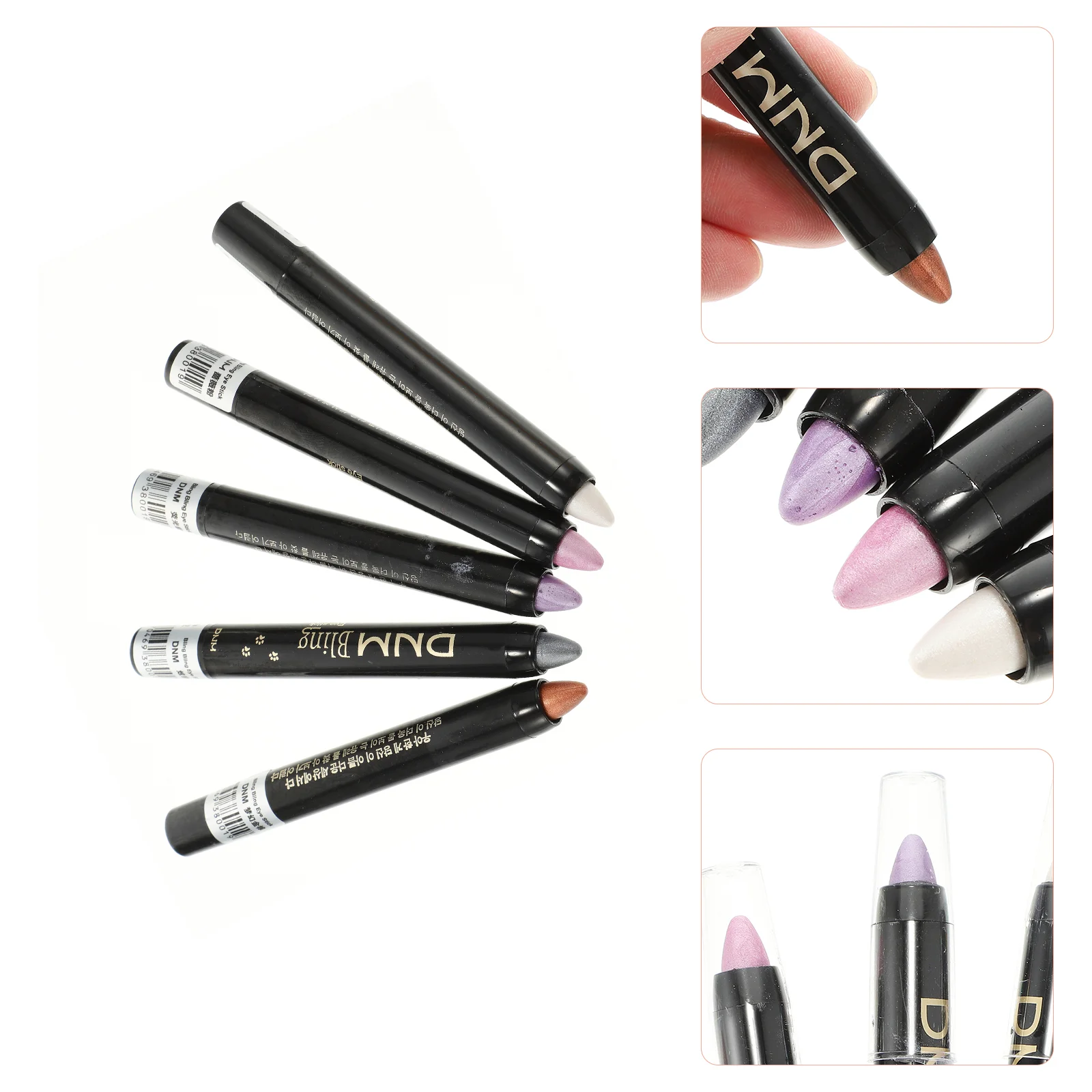 

Pens Eyeshadow Stick Makeup Eyeliner Eye Girl Glitter Pen Supplies Colored Crayons Sticks Shiny Tools Shadow Shimmer