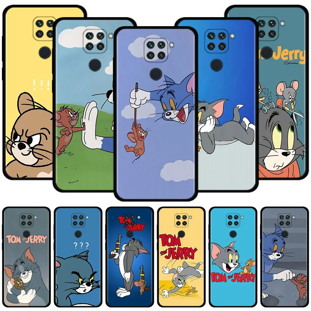 Чехол для телефона Tom and Jerry Xiaomi Redmi Note 11Pro Plus 11 10 8 Pro 11T 9s 9t 8t 7 силиконовый чехол 9 9a 9c |