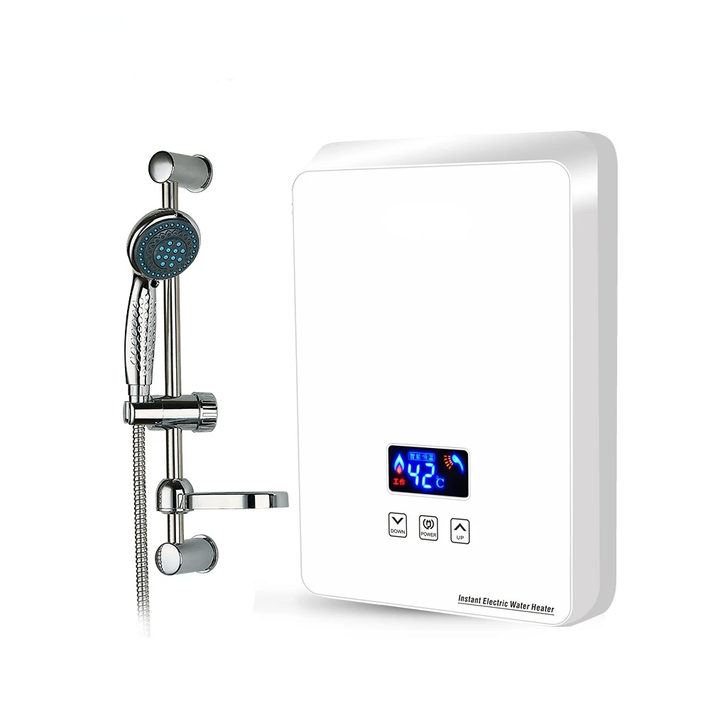 

Mini 3500W bathroom electric shower instant electric water heater tankless hot water heater for bath kitchen
