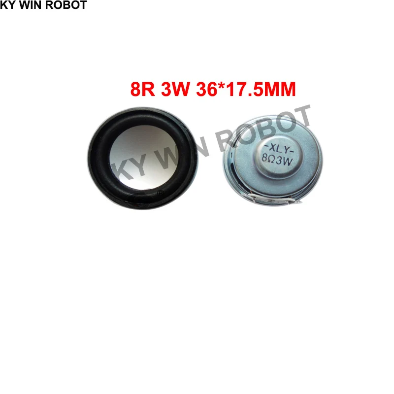 

2PCS/Lot High Quality Speaker Horn 3W8R Diameter 3.6CM 36MM Mini Amplifier Rubber Gasket Loudspeaker Trumpet thickness 17.5MM