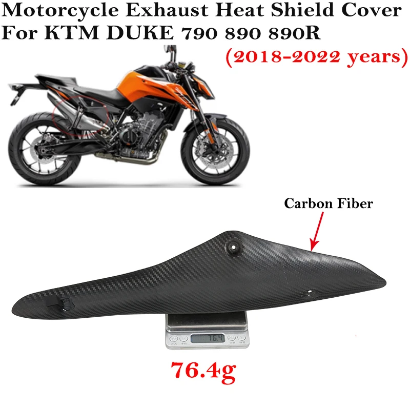 Полностью углеродное волокно для KTM DUKE 790 890 супер выхлопная труба мотоцикла