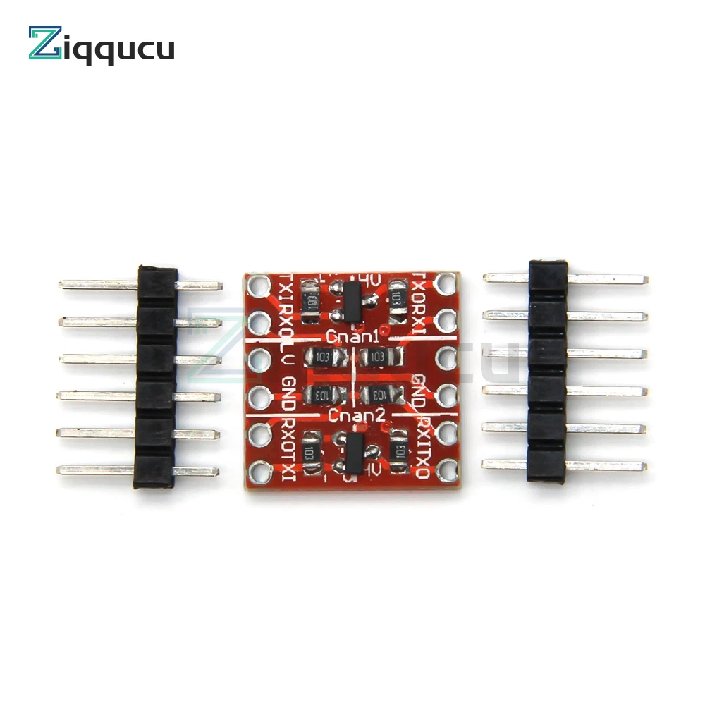 

Двухканальный модуль преобразователя логического уровня 3,3 В-5 В, 10 шт., от 3,3 В до 5 В TTL, двунаправленный модуль для Arduino