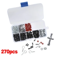 repair tool and screws box set 270pcsset for 110 rc car hsp traxxas axial scx10 tt01 tt02 tamiya include hexagon wrench parts