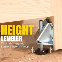 Adjustable Leveler For Wardrobe Cabinet Table Leg Household Furniture Workbench Steel Leveling Feet