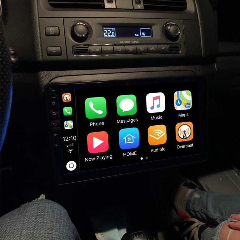 Carplay 10 ''для Skoda Fabia 2 2008-2013 din Автомобильный мультимедийный плеер Android Авторадио