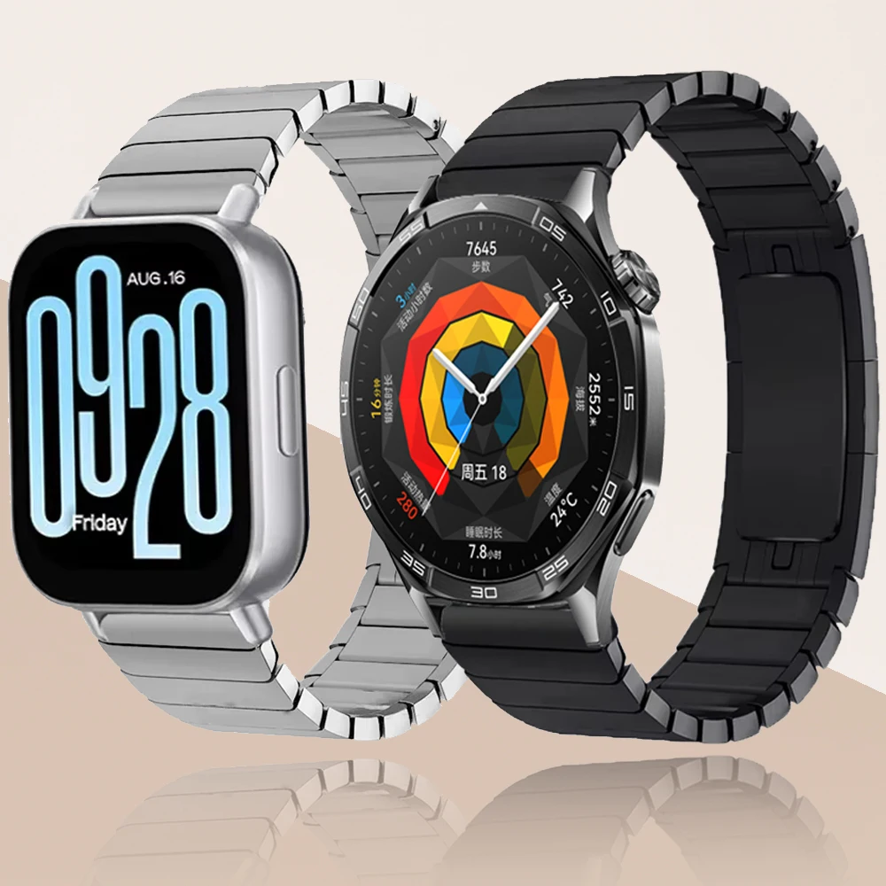 Металлический ремешок 22 мм для Redmi Watch 5 Active/Lite высококачественный браслет из