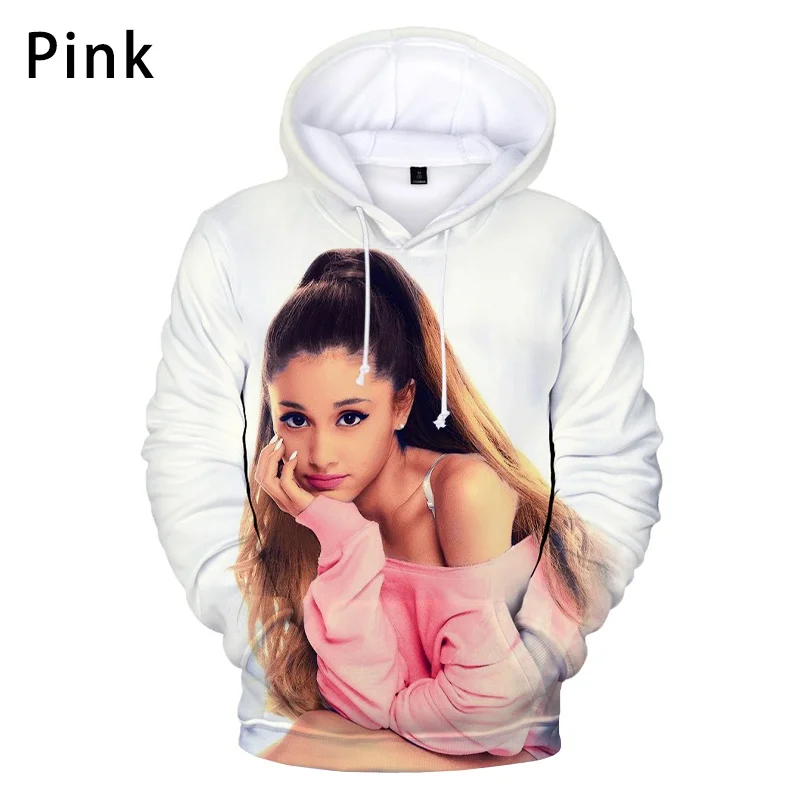 

A-Arianas Grande 3D Printed Hoodie Sweatshirts Men Women Fashion Casual Pullover Singer Harajuku Streetwear Hip Hop Hoodies
