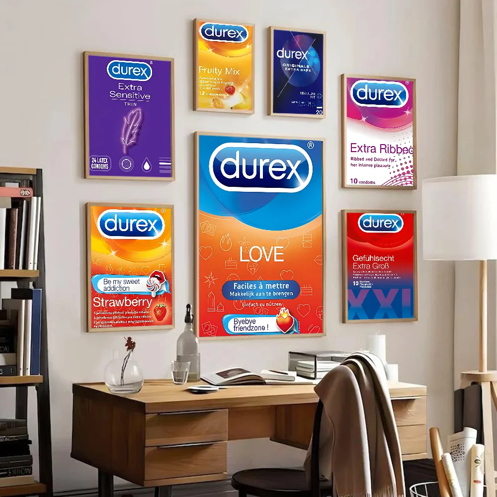 Сексуальный бренд презервативов D-Durexes хорошее качество принты и постеры