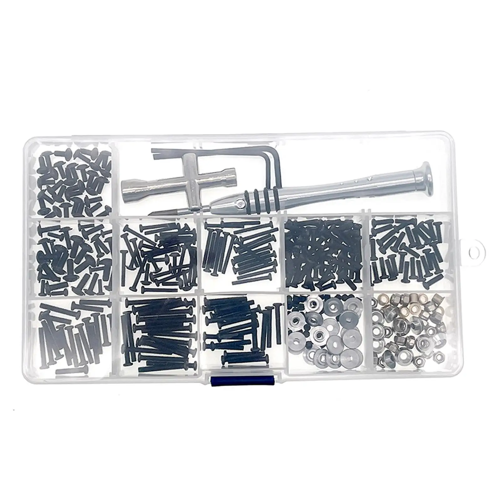 

Универсальный комплект винтов с коробкой для самостоятельного ремонта инструментов для WPL MN 1/12 Запчасти для радиоуправляемых грузовиков