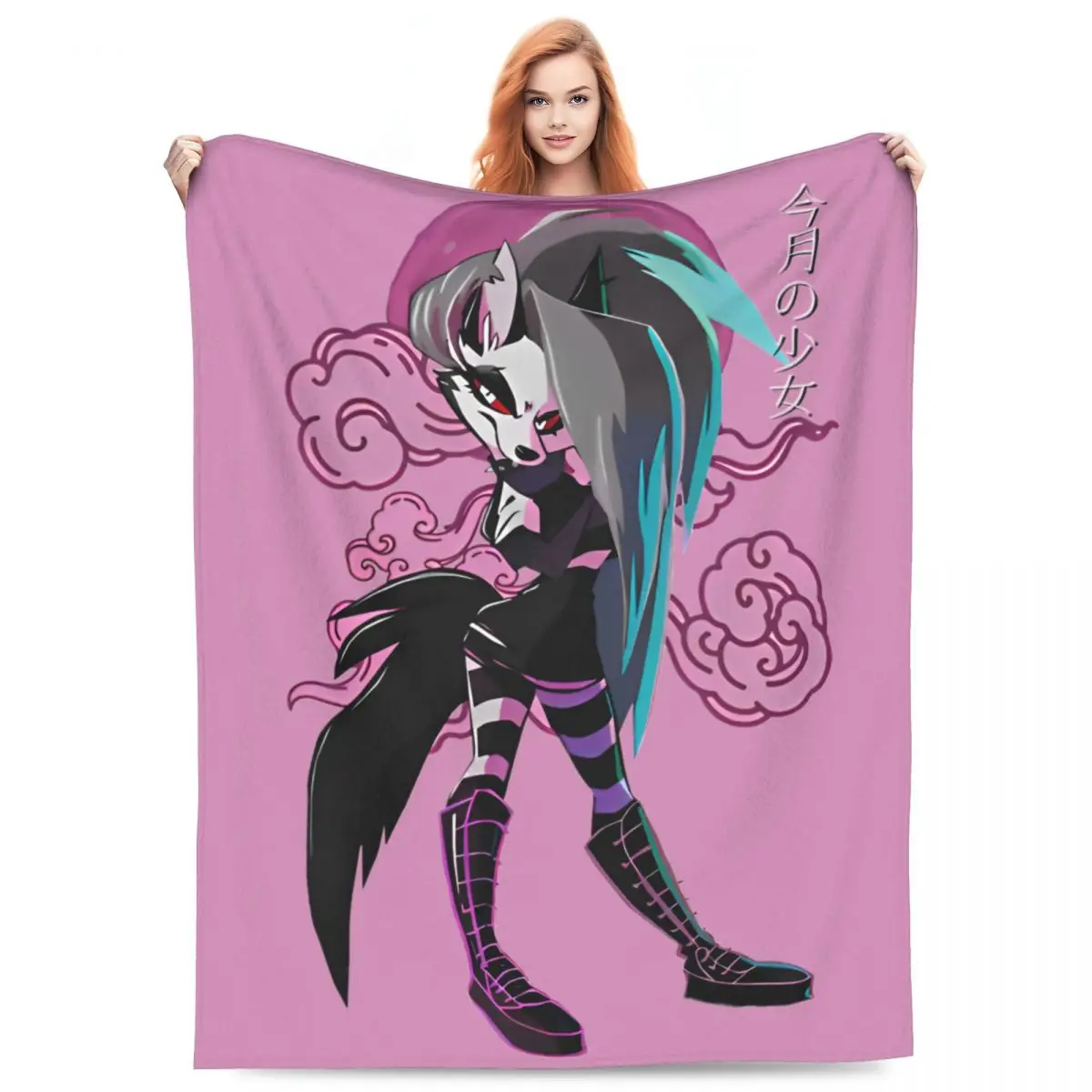 Металлические одеяла Loona с вращающимся голосом флисовые украшения