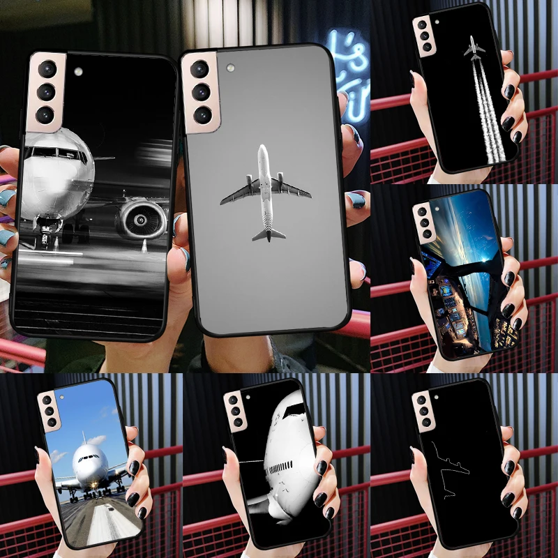 

Aircraft Airplane Fly Travel Case For Samsung Galaxy J8 A9 2018 A3 A5 J1 2016 J3 J5 J7 2017 A6 A8 J4 J6 Plus Back Cover
