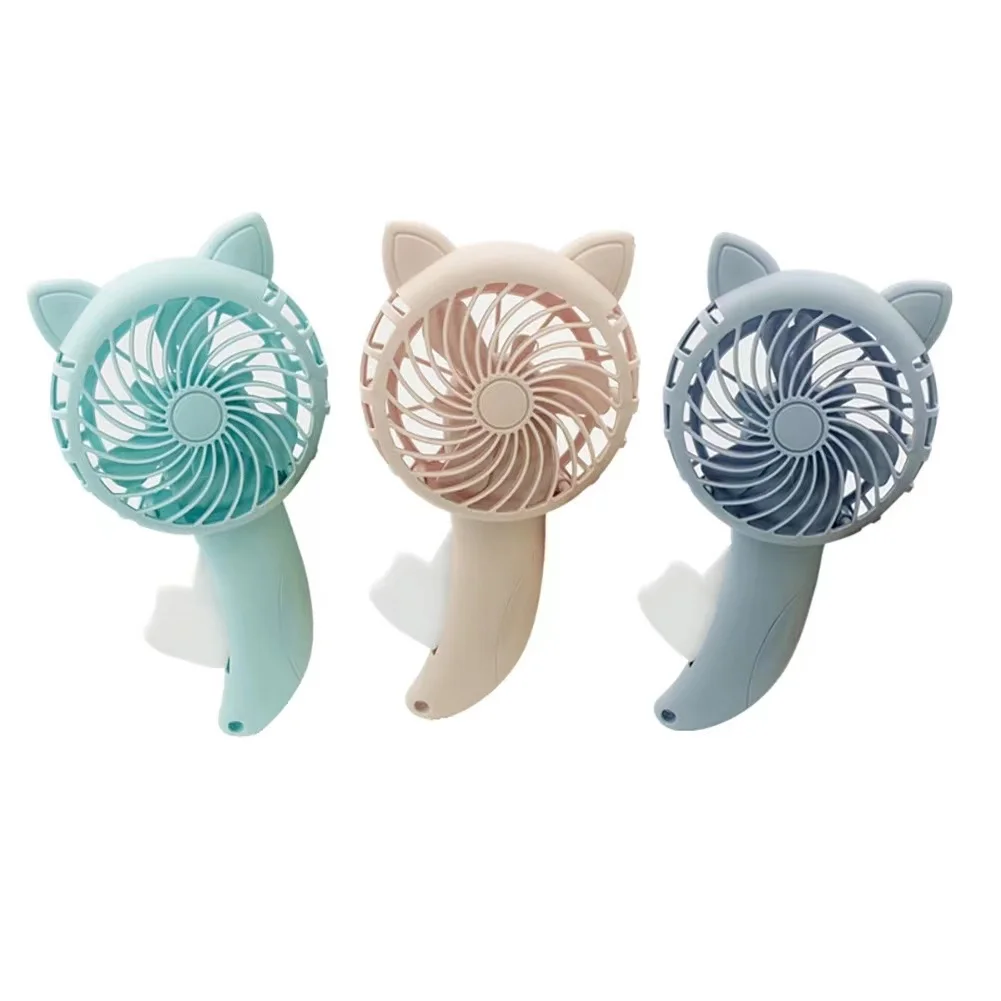 

Mini Portable Fan Without Battery Hand Held Fan Hand Pressure Fan Household Battery Free Color Cartoon Cooling Fan