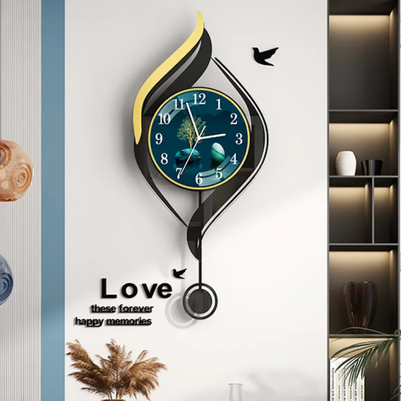Электронные большие настенные часы с современным дизайном, креативным стилем и декоративными кухонными часами Дувар Саати для украшения дома.
