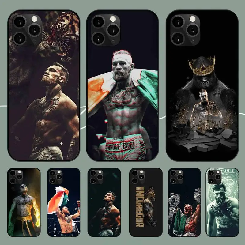Чехол Conor McGregor для iPhone 11 12 Mini 13 14 PRO XS MAX X XR 6 7 8 Plus