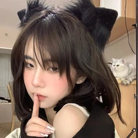 beast ear headband lolita cute hairband girl plush animal party headwear anime cosplay cute hair accessories female cat ears