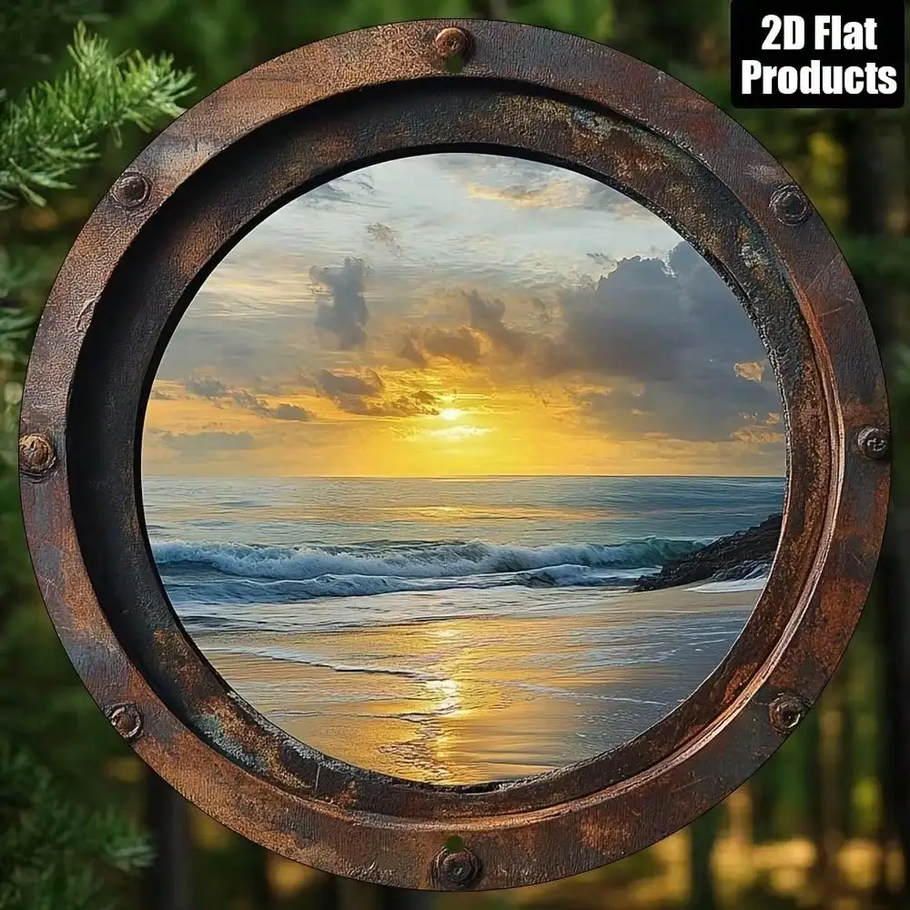 

Металлическая картина HELLOYOUNG ВиINTAGE Пляж