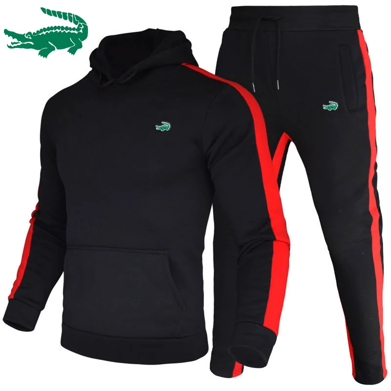 2023 New Mens Embroidery Sweatshirts Hoodie Brand Sweatpants Male Cotton Trousers Casual Pullover Suit Clothe Jogging Suit